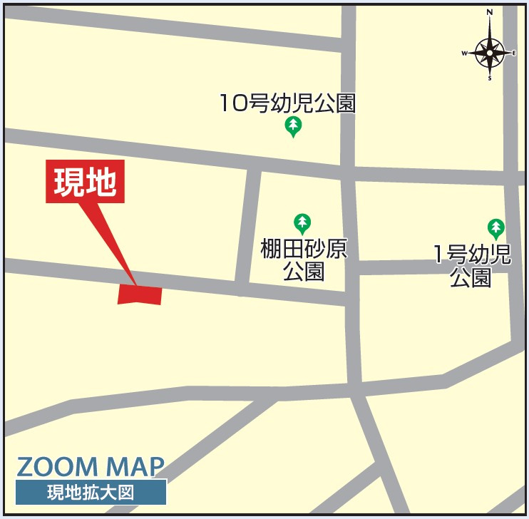新築戸建・新築建売　行田市棚田町3丁目【長期優良住宅】西小・西中の地図