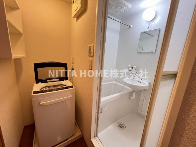 駅北ISAの洗面所|洗濯機もあります◆