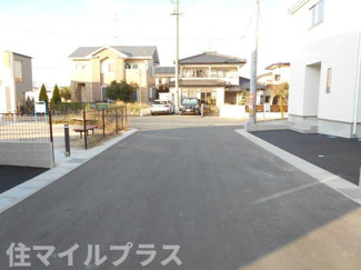 【前面道路含む現地写真】 | 郡山市富久山町福原新築一戸建て8棟 | 前面道路含む現地写真です