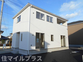 【外観】 | 郡山市富久山町福原新築一戸建て8棟 | 外観は落ち着いています