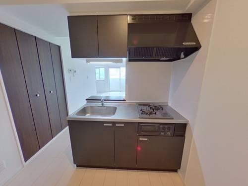 熊本市中央区坪井３丁目の賃貸マンションのキッチン