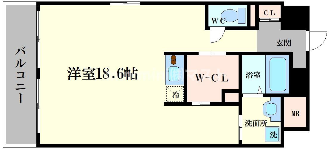 Wolf Pack Apartmentの間取り