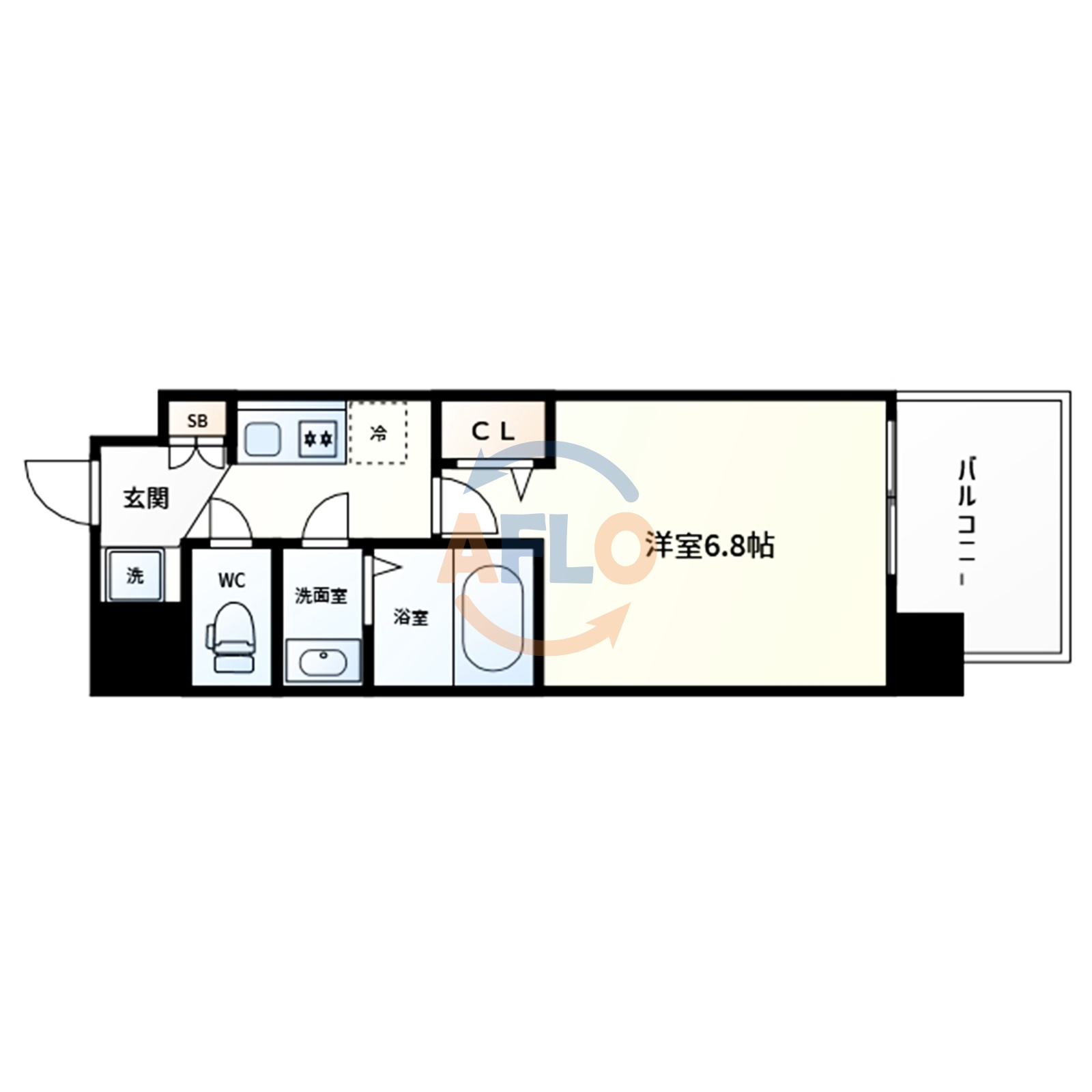 フォーリアライズ城東ネオスの間取り|フォーリアライズ城東ネオス　間取り