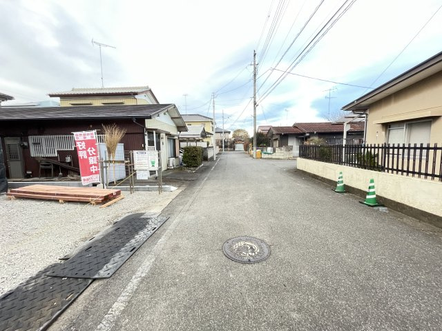 新築戸建・新築建売　館林市高根町第1　第八小・多々良中の前面道路含む現地写真