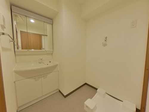 熊本市中央区八王寺町の賃貸マンションの独立洗面台