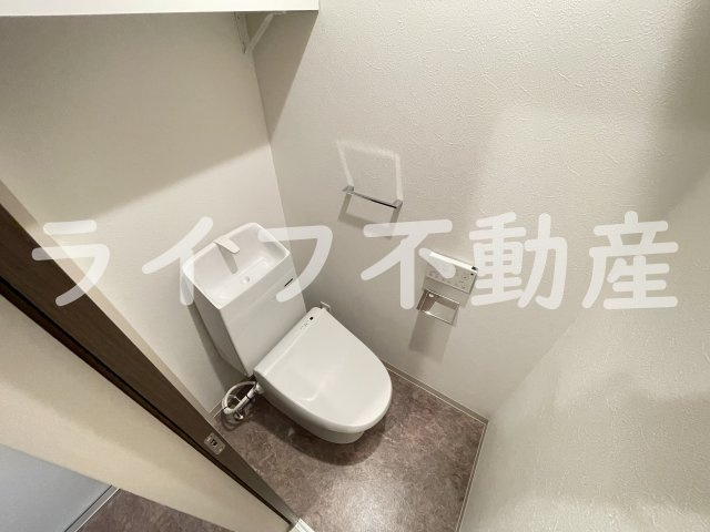 GRANDIR近江堂のトイレ|ゆったりとした空間のトイレです