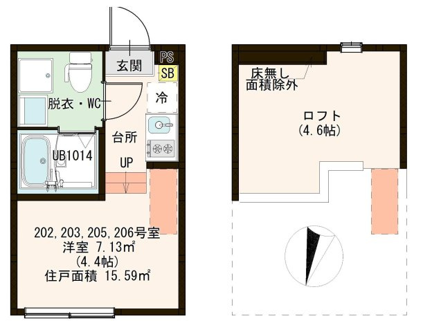 【間取り】 | レジデンス江戸川