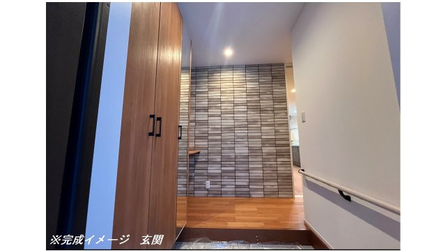 鶴岡市朝暘町24-23の玄関|※同社同モデルの施工イメージです