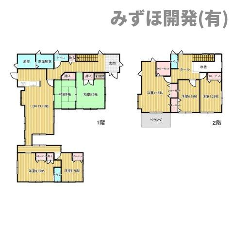 山形市高原町239-233の区画図