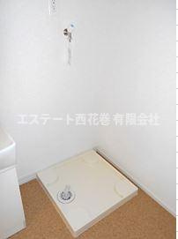 花巻市里川口町のアパートの設備|洗濯機置き場