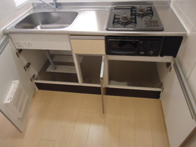 【キッチン】 | ユニヴェール箕面 | 収納