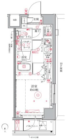 クレイシアIDZ鶴見ステーションサイトの間取り