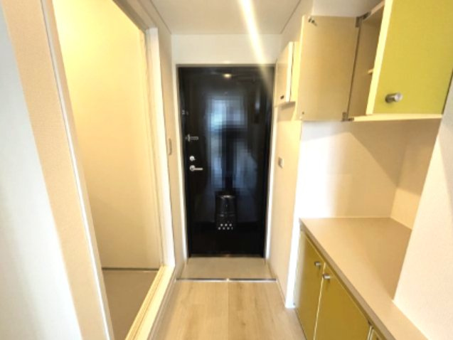 ハローグリーンハイツ岡本の玄関
