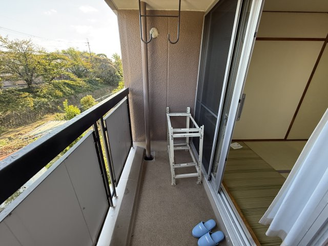 桃山台コーポラスのバルコニー