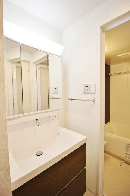 レザンジュ業平の洗面所