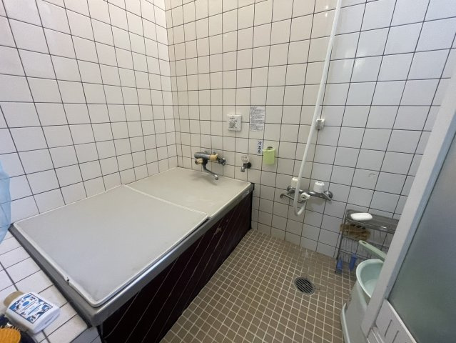 眺望良好な平屋Ｌ字型ウッドデッキ付き♪那須町高久乙の浴室