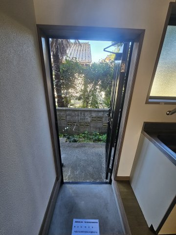 ルミエール松本の玄関