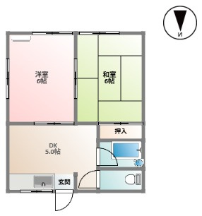 ルミエール松本の間取り