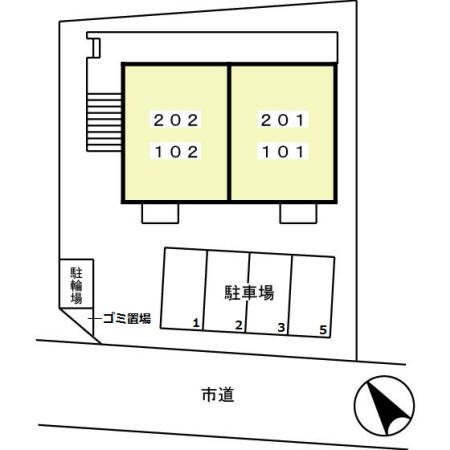 プチ・エトワールの区画図