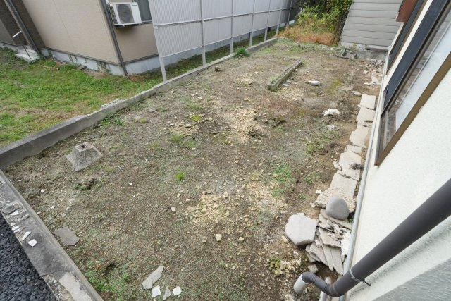 【中古住宅】山形市飯塚町戸建の庭