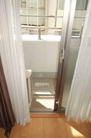 アトラス白山のバルコニー