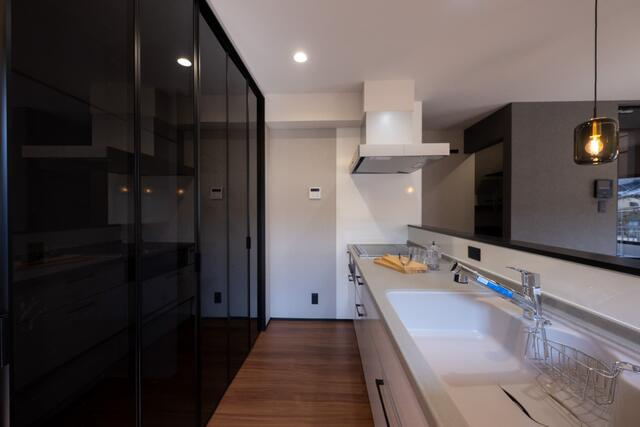 宇都宮市今泉町　４ＳＬＤＫ　中古住宅のキッチン