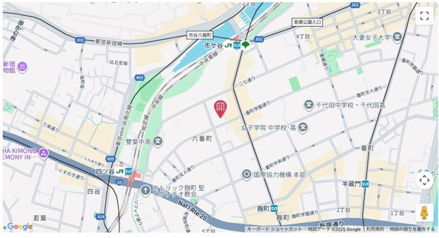 ★仲介手数料無料★BRANZ 六番町(東急不動産最高ブランド・免震構造）の地図