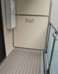 La Douceur心斎橋のバルコニー