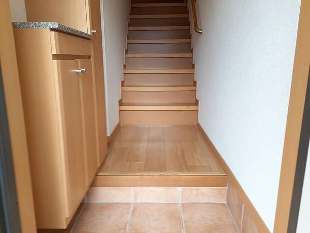 サニーセレーノⅡの玄関|シンプルで使いやすい玄関です