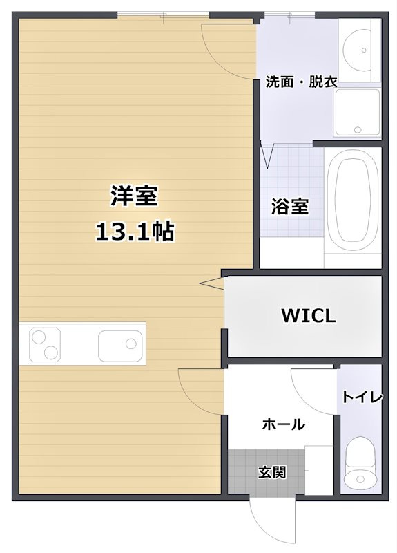 ラビアン・ローゼⅠ棟の間取り