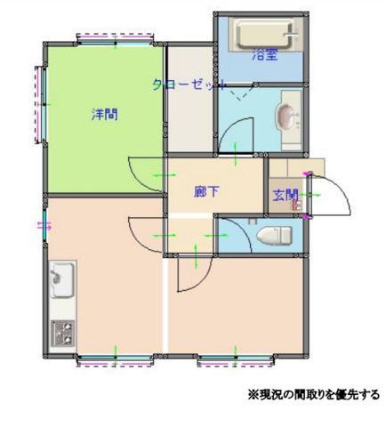シェリー西谷の間取り