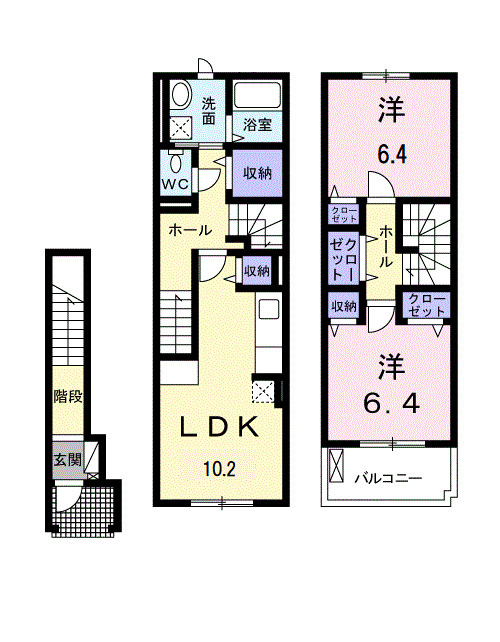 エルミタージュの間取り