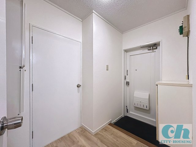 育進ビル 302号室の玄関