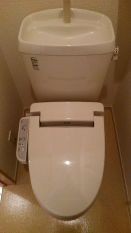 エクセランＢのトイレ|ゆったりとした空間のトイレです