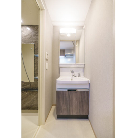 メイクス今池02の洗面所