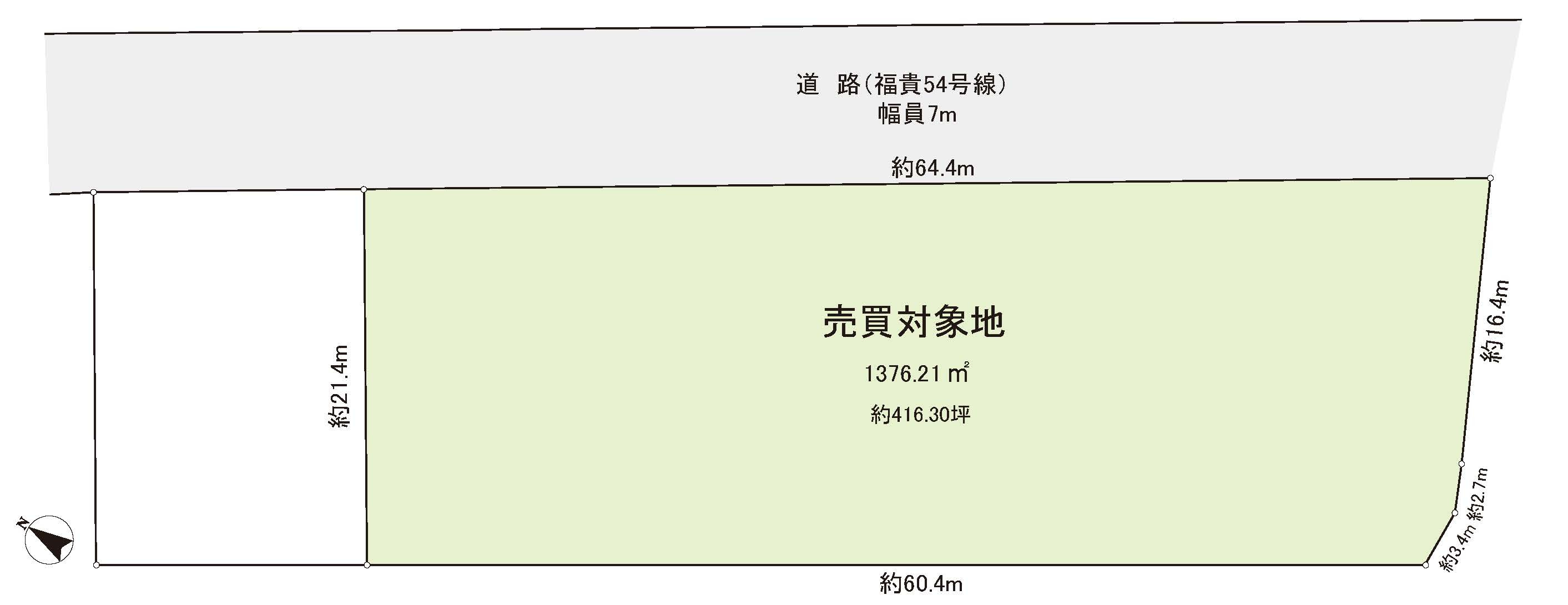 平群町福貴売り土地の画像