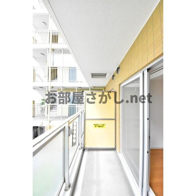 プライマル小石川のバルコニー|中はこのようになっています