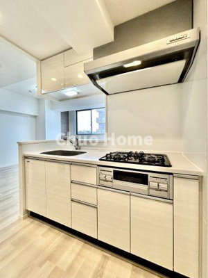 【キッチン】 | GROWS堀切菖蒲園AZ | ワイドで収納豊富なシステムキッチン