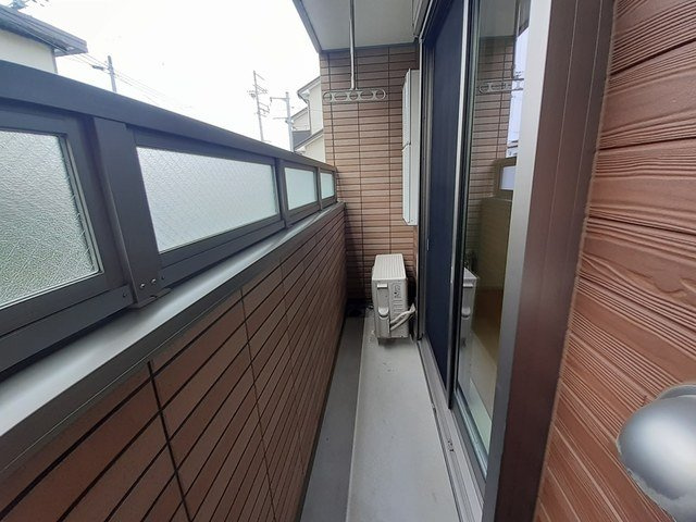 カレントガーデンのバルコニー