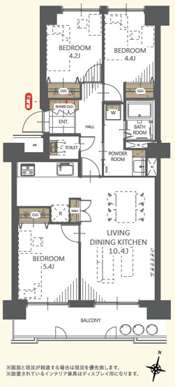 【間取り】 | ファミール大谷地 | ●令和8年2月上旬内装リフォーム完了予定