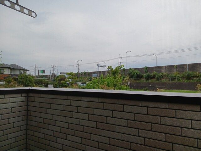 オリュザＢのバルコニー