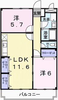 【間取り】 | アクロポリス１