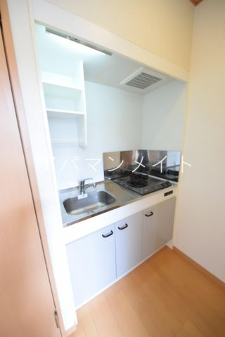 【キッチン】 | アムールシュシュⅡ | ガスコンロ2口付き