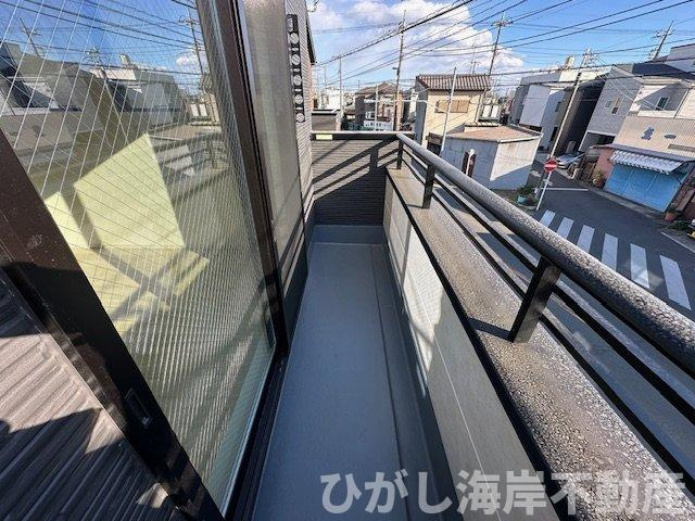 茅ヶ崎市若松町　新築戸建　全2棟　のバルコニー|バルコニー