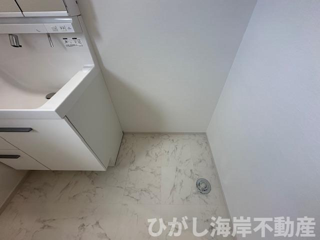 茅ヶ崎市平和町　新築戸建　全２棟のランドリースペース|洗濯機置場