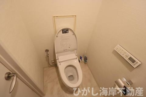 茅ヶ崎緑が浜シティハウスのトイレ|洗浄機能付きお手洗い