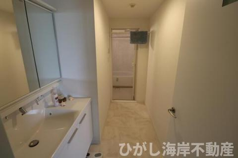 茅ヶ崎緑が浜シティハウスの脱衣所|脱衣スペース