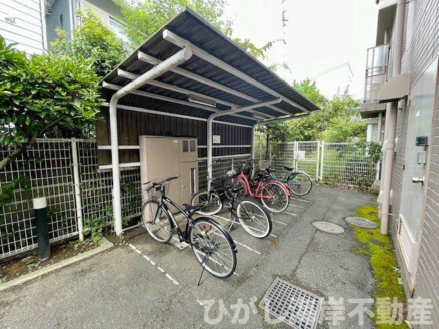 茅ヶ崎緑が浜シティハウスの駐輪場|敷地内駐輪場