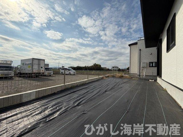 平塚市大島　新築戸建　全４棟の庭|南側　お庭