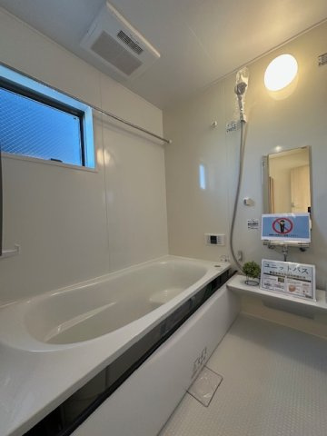 茅ヶ崎市南湖4丁目　新築戸建　全2棟　の脱衣所|12月5日撮影　建築中　脱衣スペース